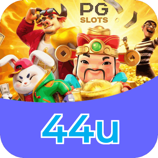 Interface do aplicativo 44u mostrando jogos disponíveis no iOS e Android